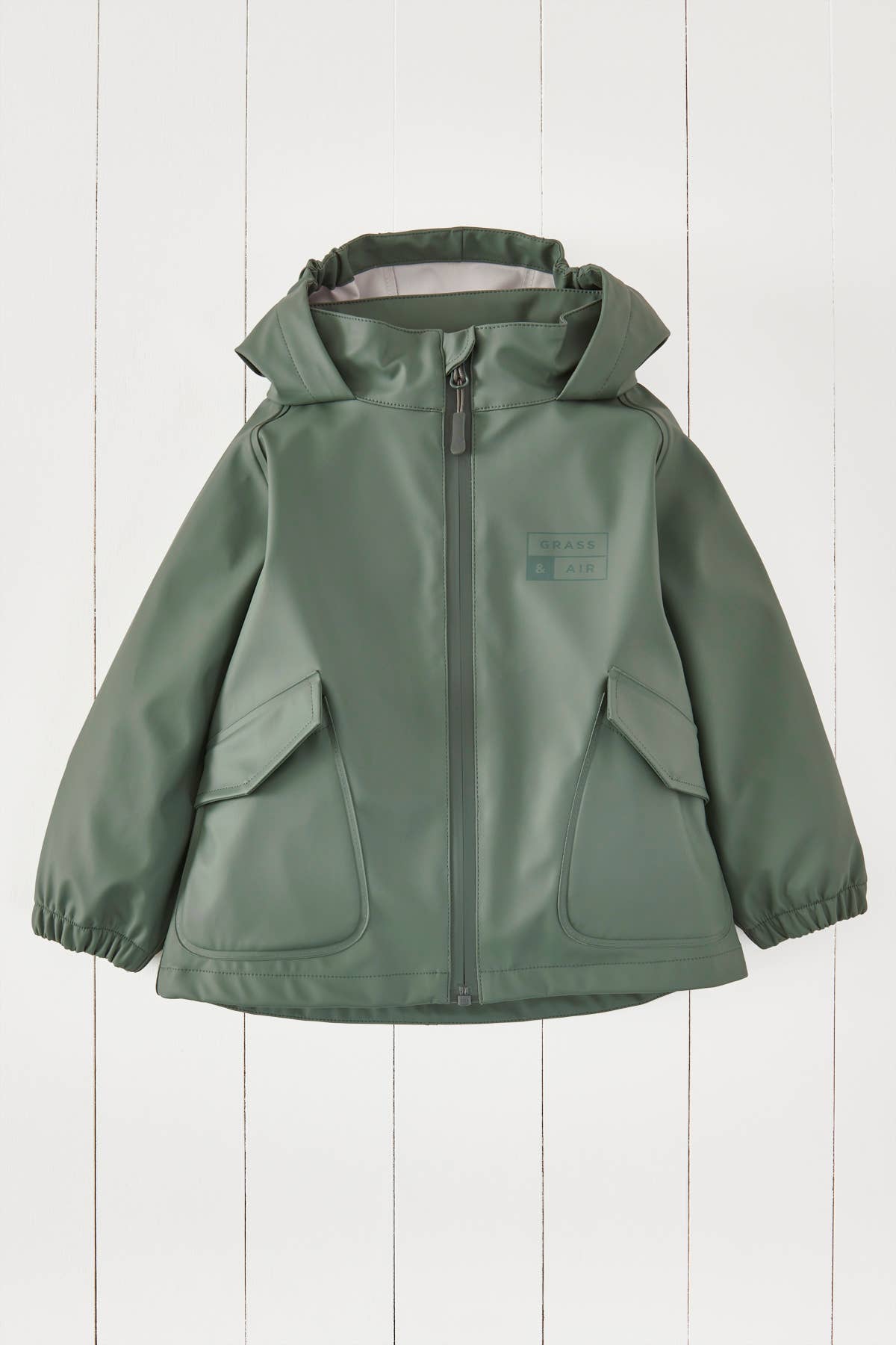 Grass & Air khaki regnjakke