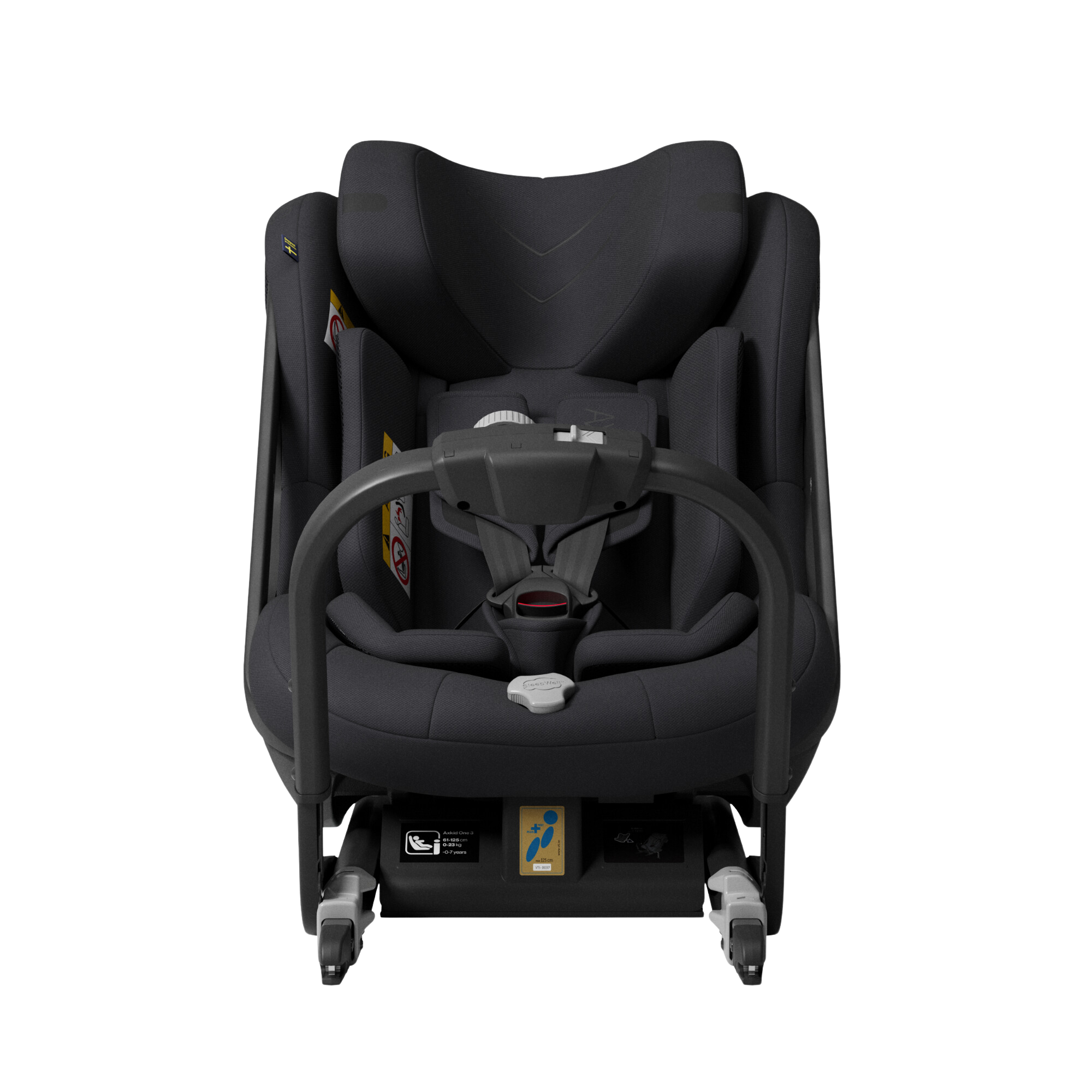 Axkid ONE 3 - Coastal Storm Black - iSize 61-125 cm - 61-125 cm (3 Monate bis 7 Jahre) - MamaMilla