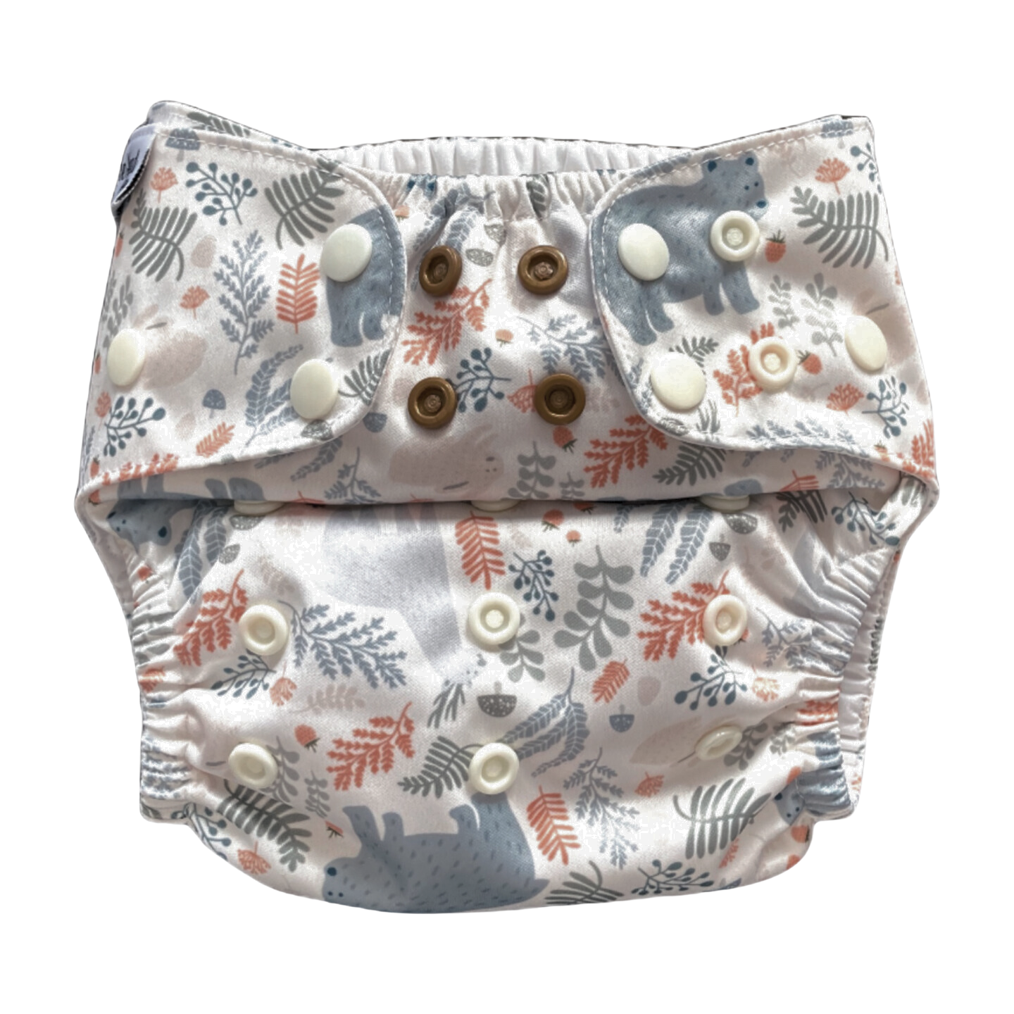 The Swedish Forest | Pocket Diaper | Slim 3-15kg: Skogssvamp / No inserts - - MamaMilla