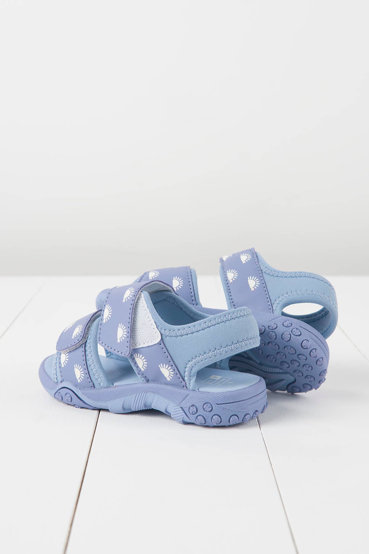 Grass & Air lavendel sandaler detaljer