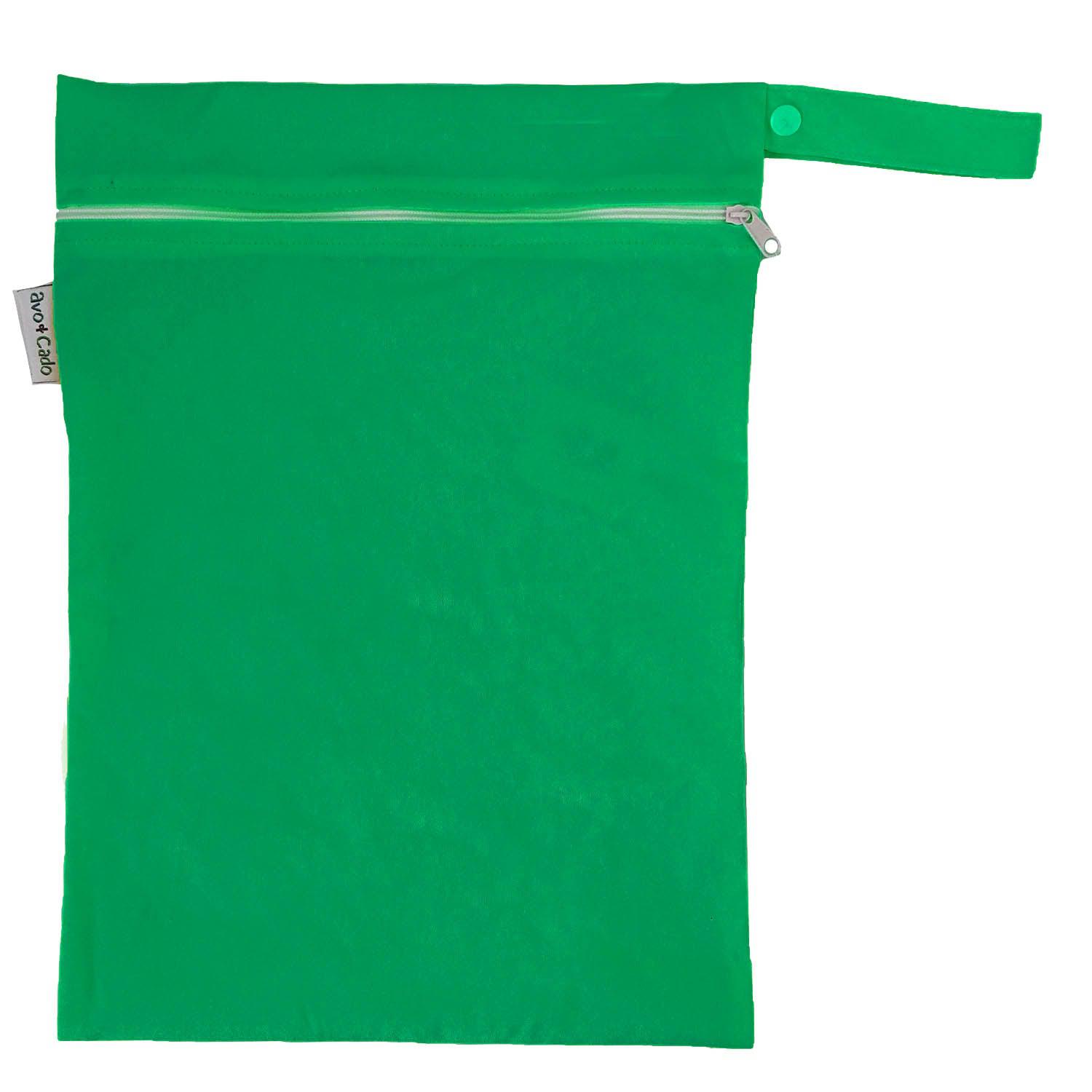 avo+cado Wetbag Medium med Et Rum - Mørkegrøn - Wetbag medium - MamaMilla