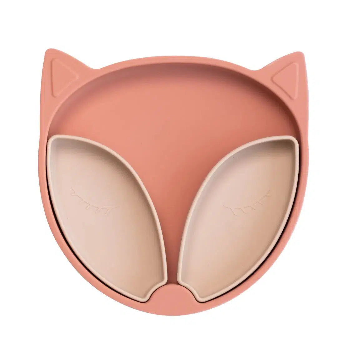 Tidy Tot Slab, Bord en Lepel - SET - Fox - Slab met mouwen - MamaMilla