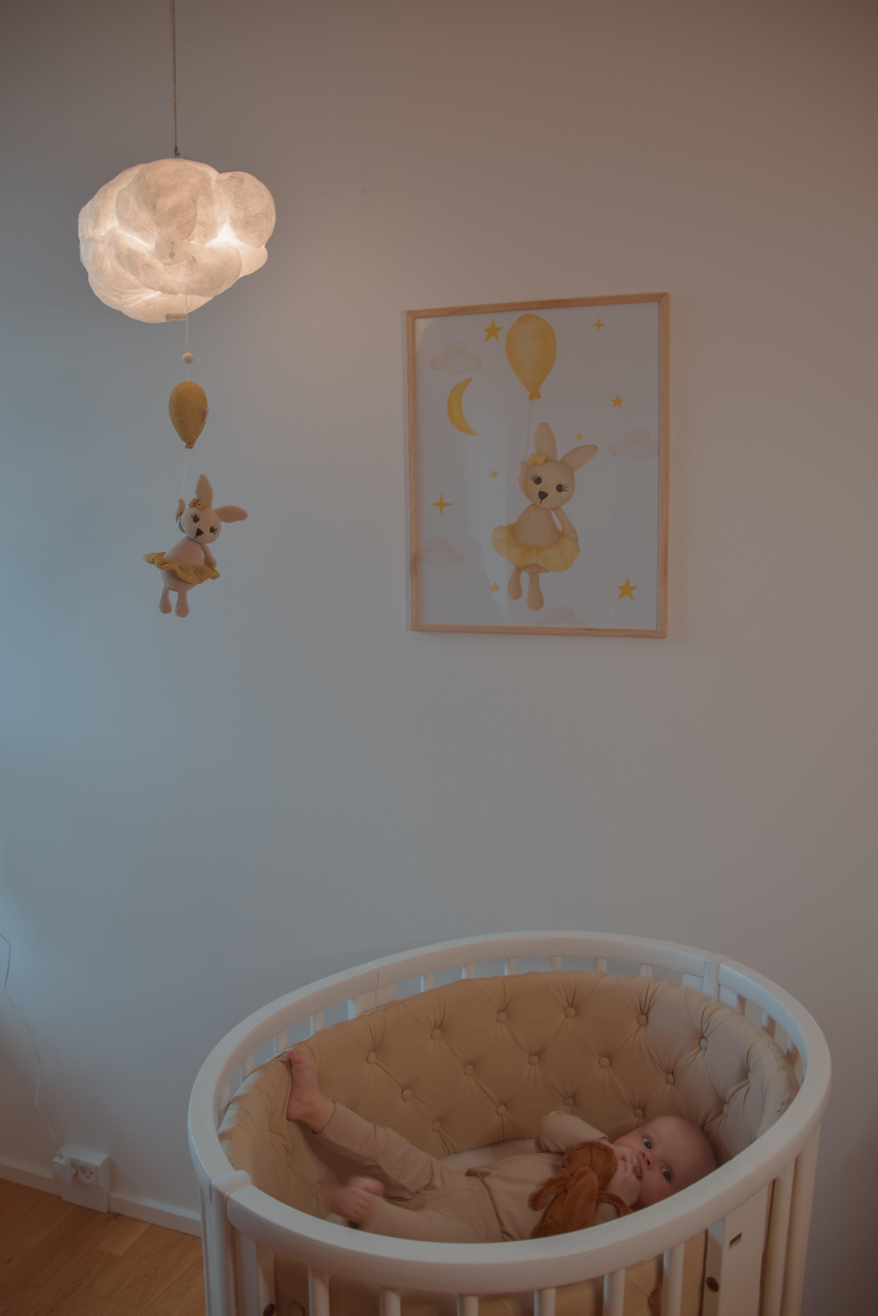 Nou Petit musiklampa - Flora - Uro - MamaMilla