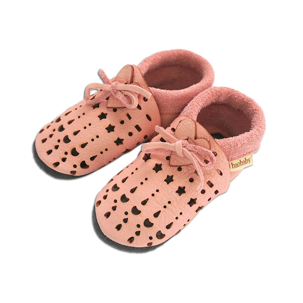 Baobaby Sandalen - Stippen Roze XL - - MamaMilla