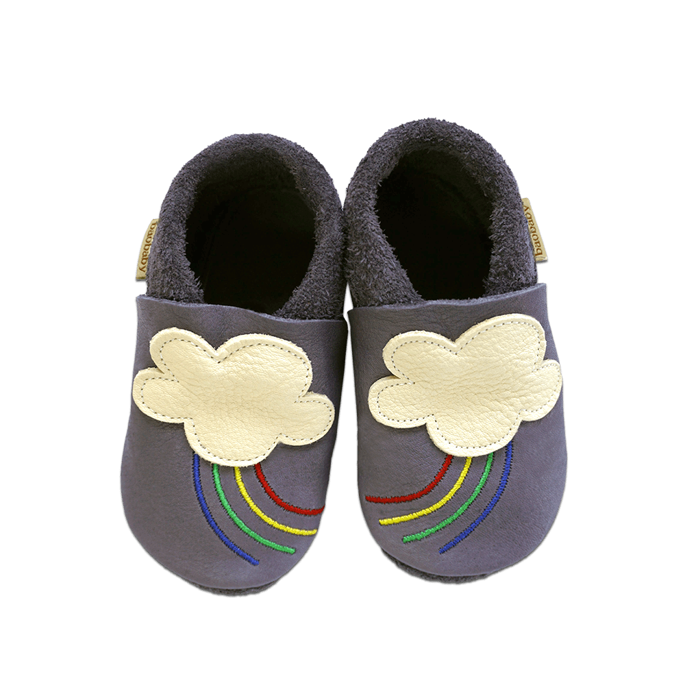Baobaby Klassisk Babysko - Rainbow XL - - MamaMilla