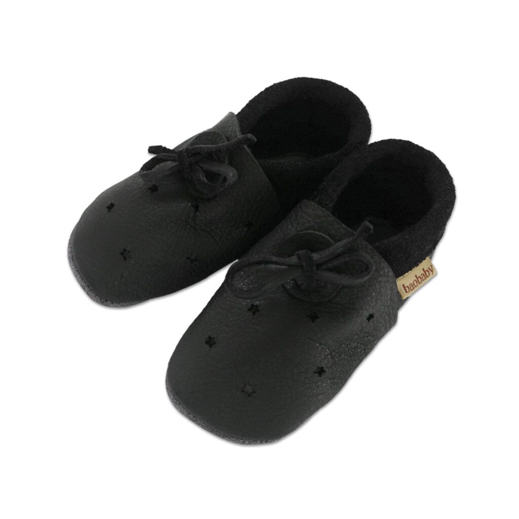 Baobaby Sandalen - Sterren Zwart L - - MamaMilla