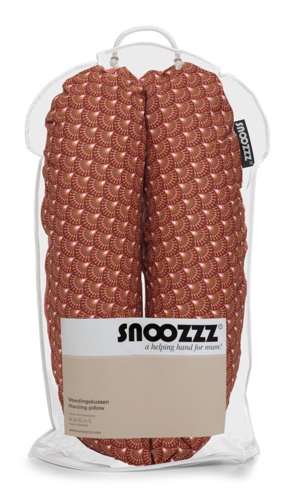 Snoozzz Zwangerschaps- en voedingskussen - Ginza Marsala - Voedingskussen - MamaMilla