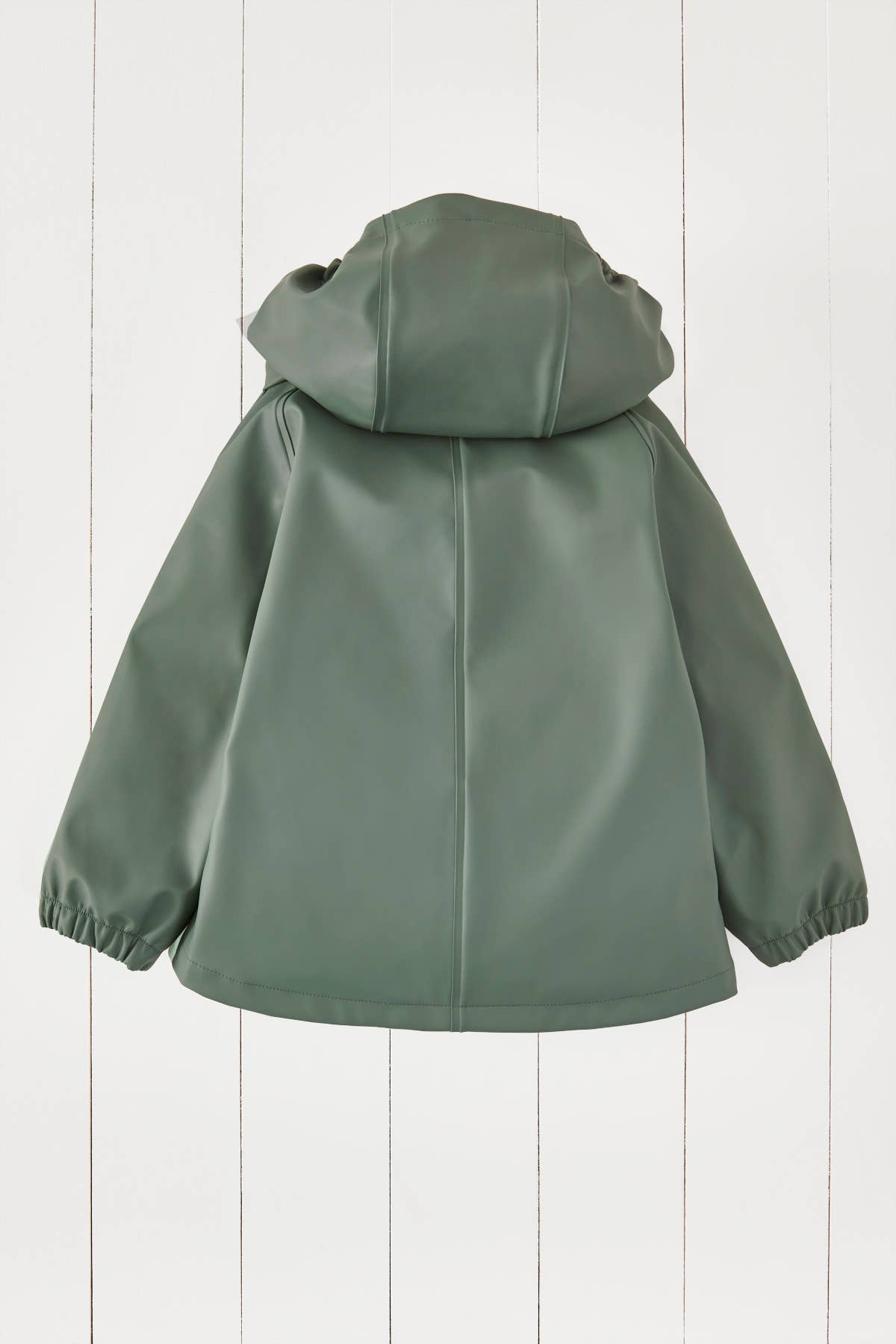 Grass & Air khaki regnjakke på børn