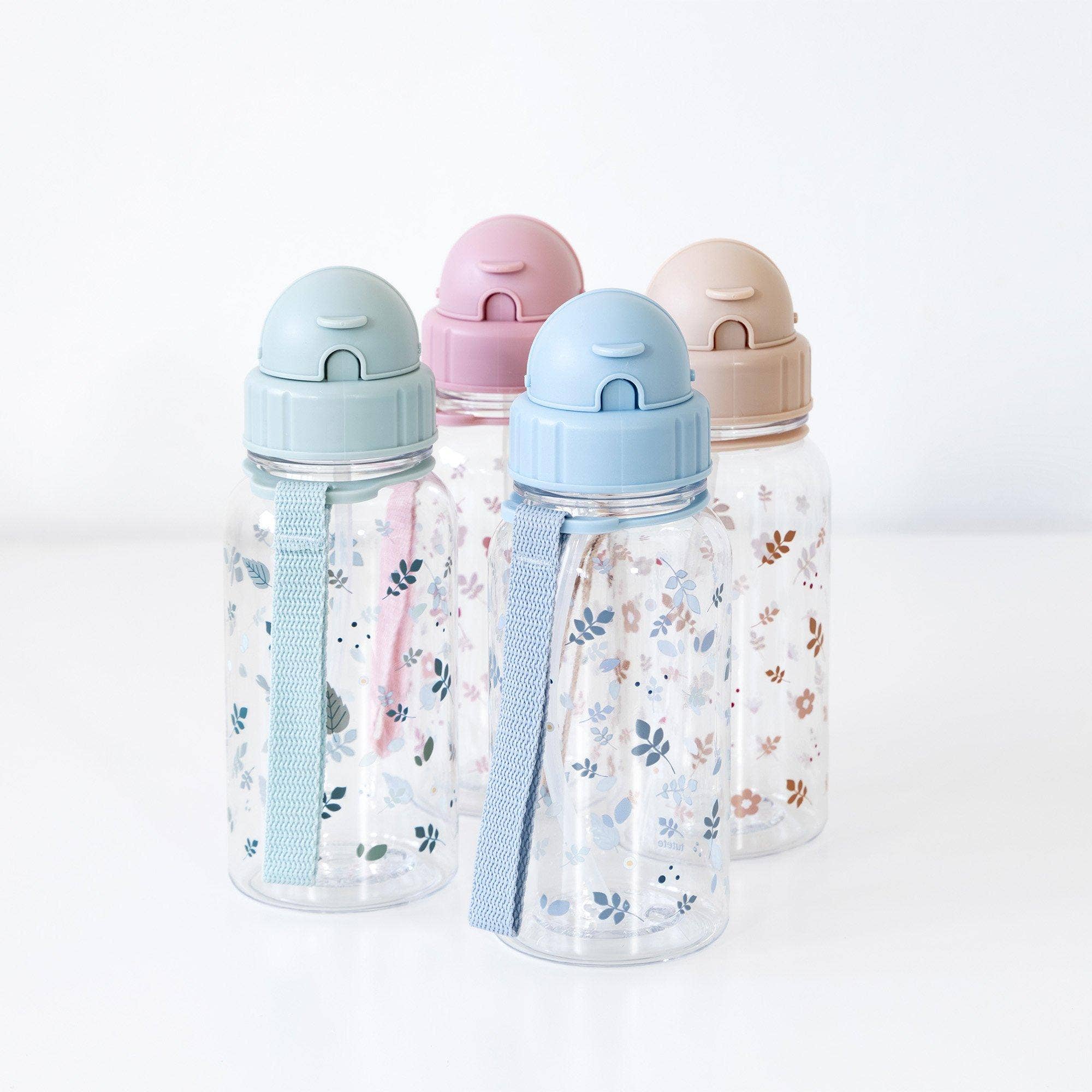 Drinkfles met uitloop in tritan kunststof - 500 ml - Salieblaadjes - Kunststof drinkfles - MamaMilla