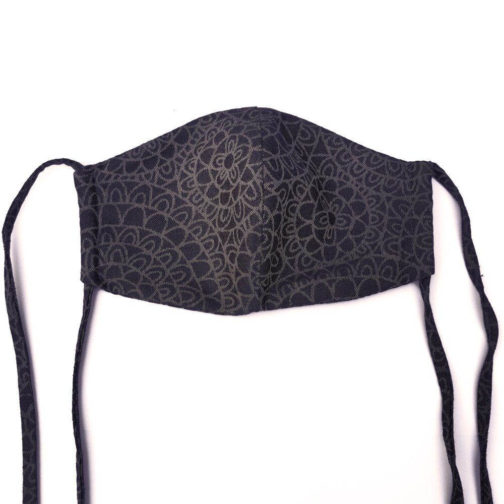 Fidella Mask - Mosaic/Mocha Brown med slips - - MamaMilla