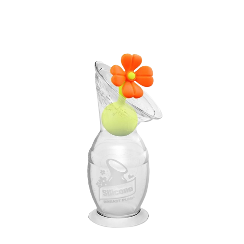 Haakaa Borstkolf met bloem - 100 ml - Borstkolf - MamaMilla