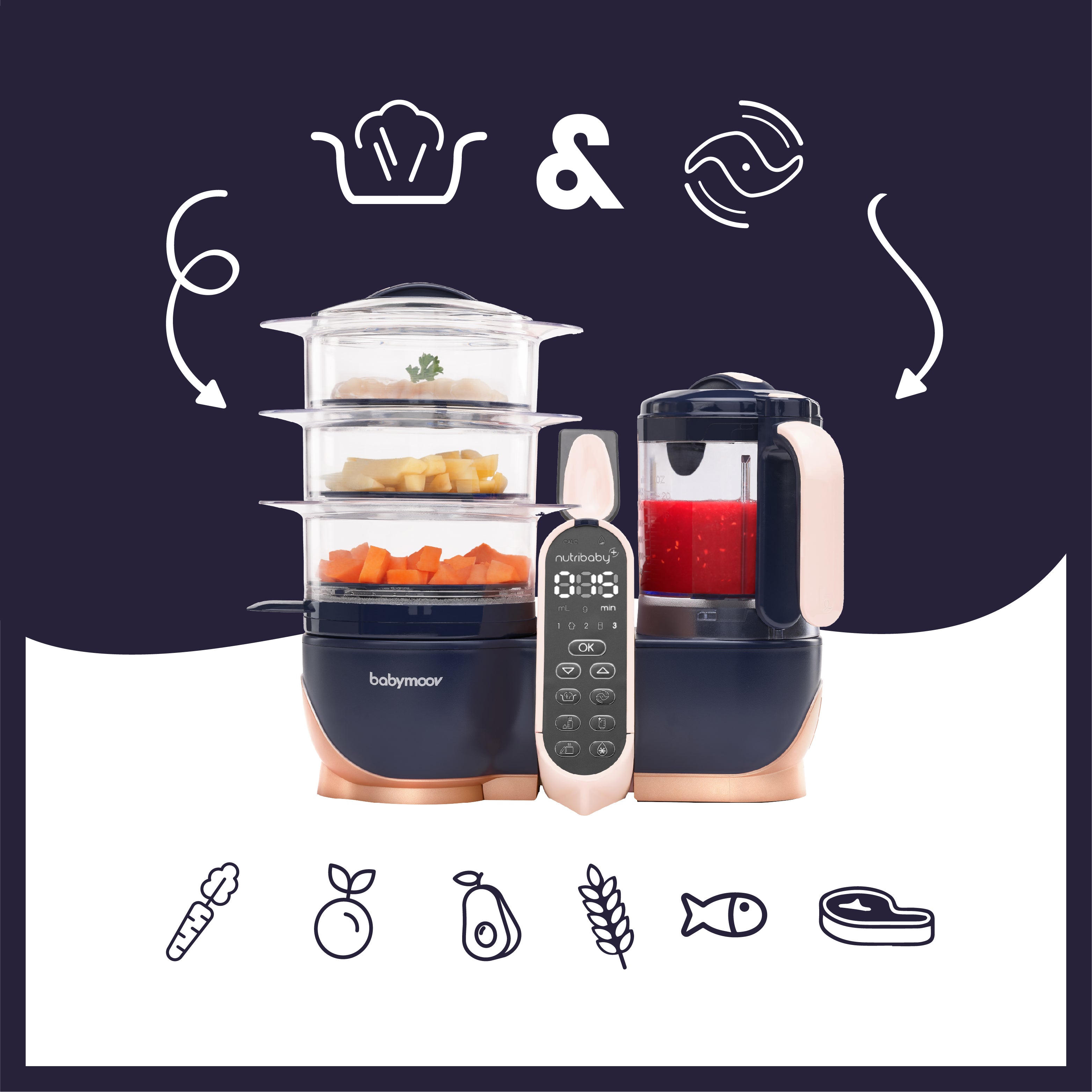 Babymoov Voedingsautomaat - Nutribaby Plus XL - Voedingsautomaat - MamaMilla
