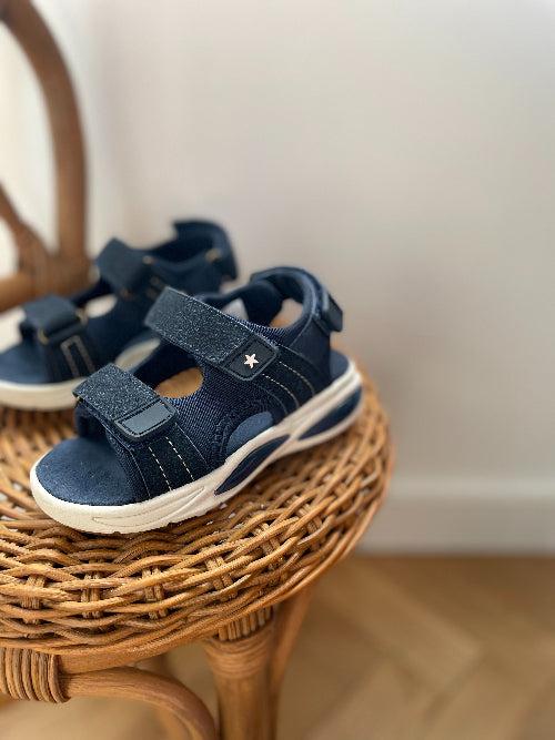 EN FANTASTISK lättviktssandaler med kardborre och lätt - Indien bläck - skor - MamaMilla