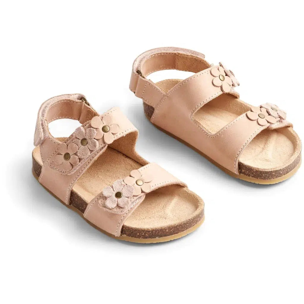 Tarwe Clare Flowers Sandaal - beige roze - sandaal - MamaMilla