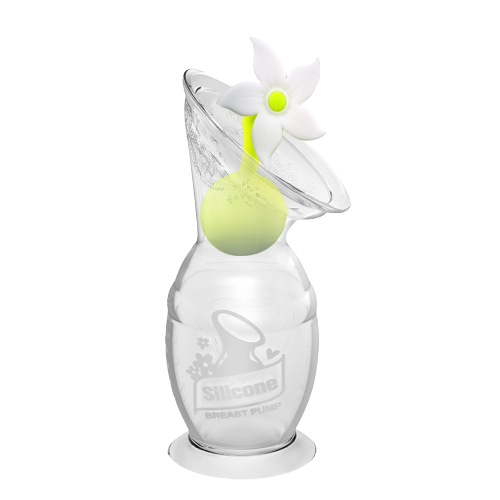 Haakaa Borstkolf met bloem - 150 ml - Borstkolf vacuüm - MamaMilla