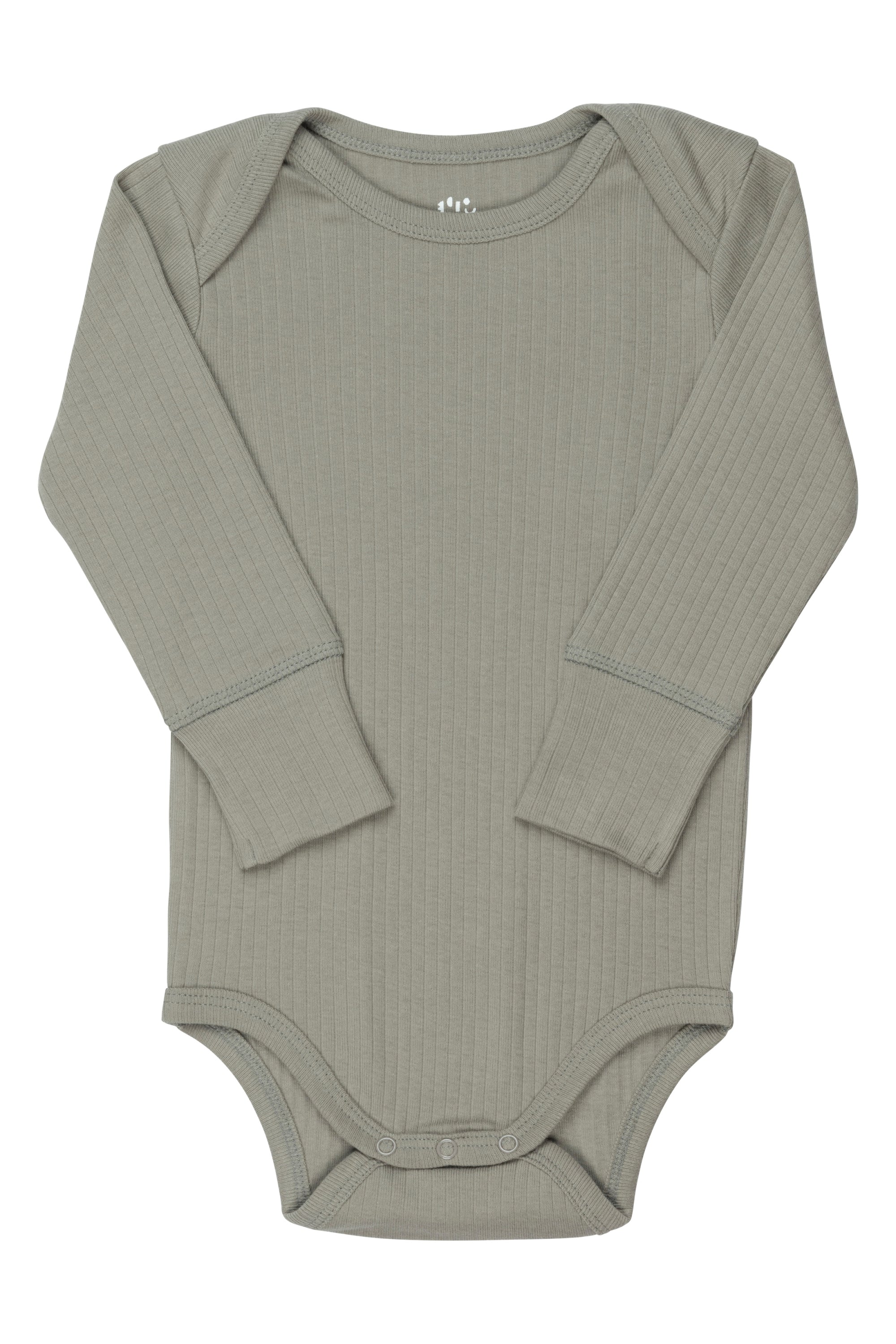 Copenhagen Colors Body aus Rippstrick – Lt. Grey – Body – MamaMilla