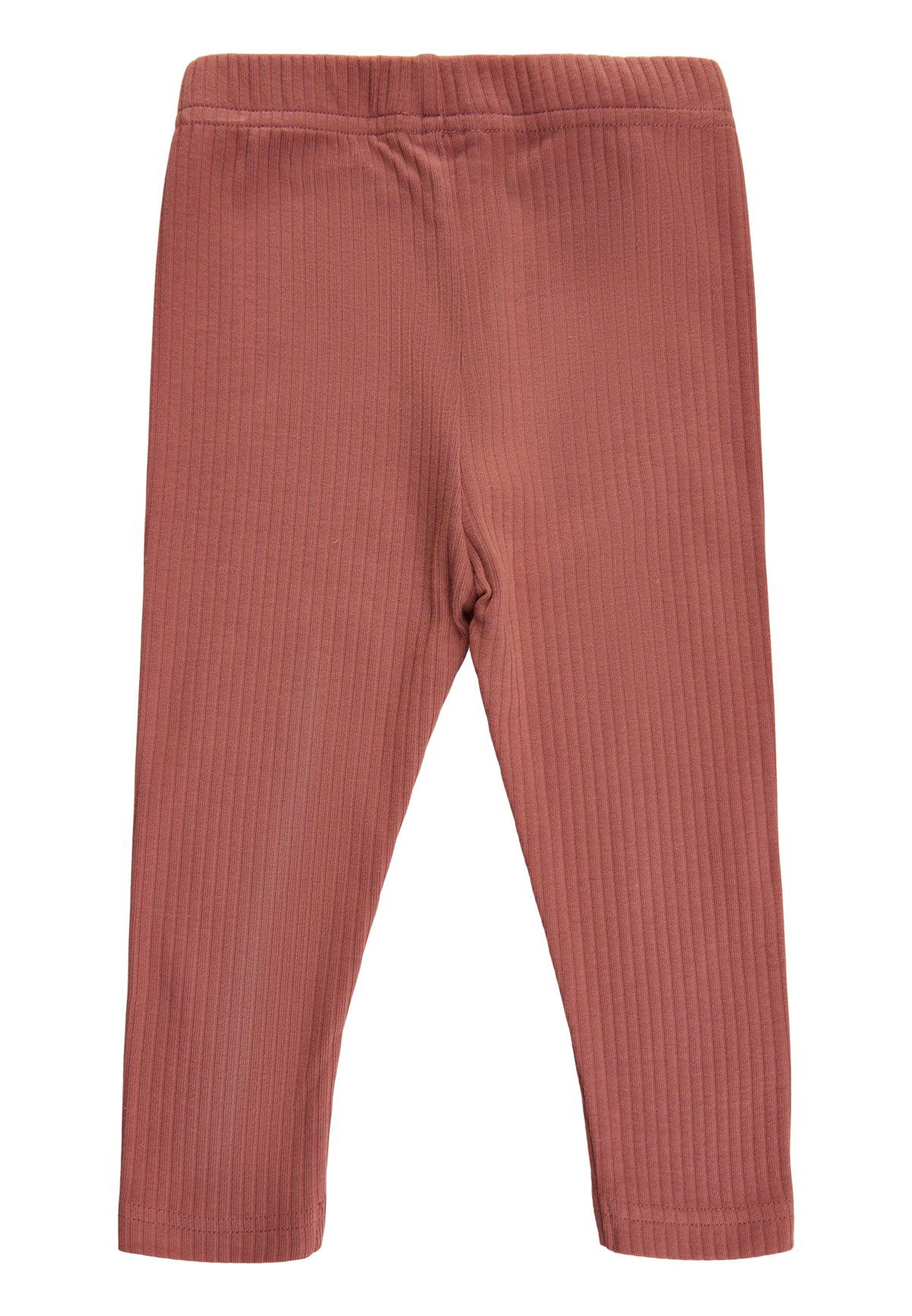Mjuka galleri Paula ribbleggings - Brick Dust - byxor - MamaMilla