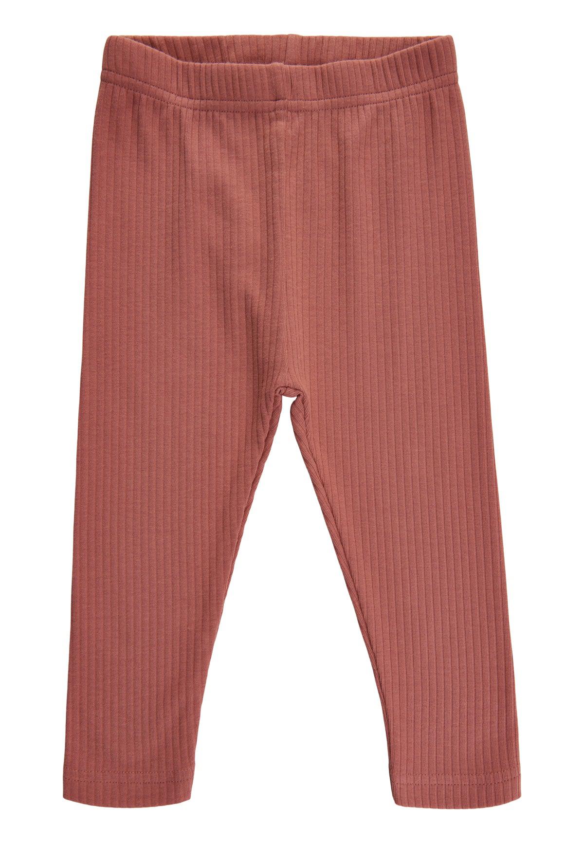 Mjuka galleri Paula ribbleggings - Brick Dust - byxor - MamaMilla