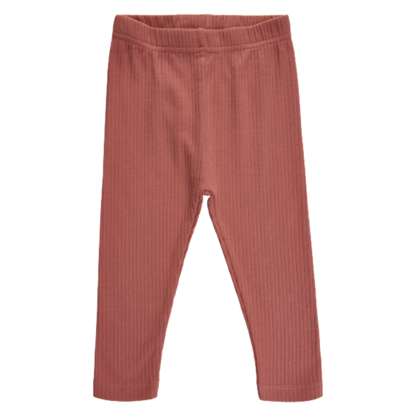 Mjuka galleri Paula ribbleggings - Brick Dust - byxor - MamaMilla