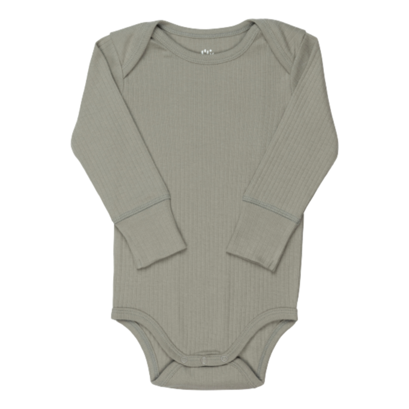 Copenhagen Colors Body aus Rippstrick – Lt. Grey – Body – MamaMilla