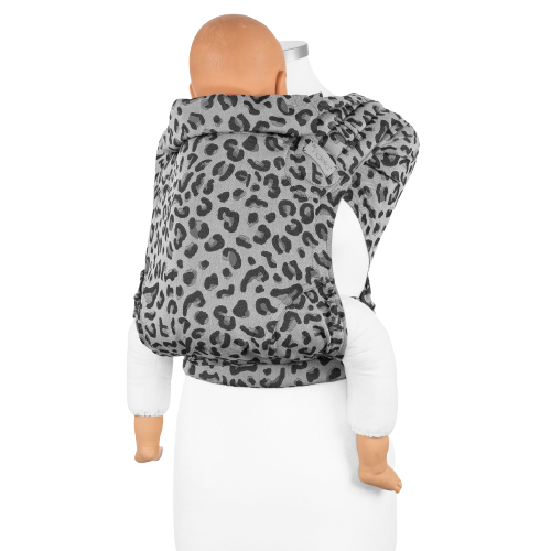 Fidella FlyClick Bæresele - Leopard Silver - Baby - bæresele - MamaMilla