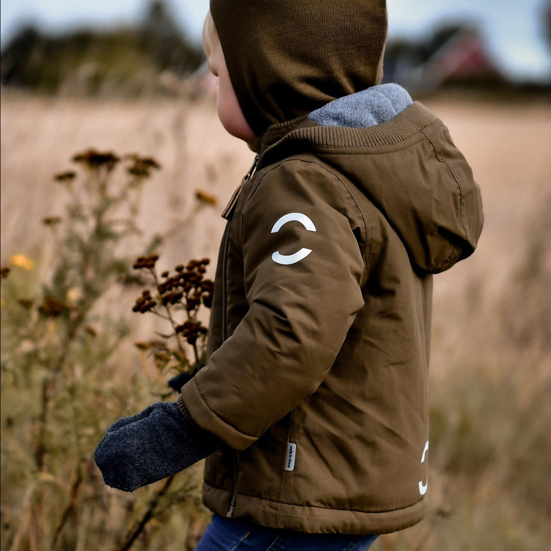 Mikk-line Winterjacke – Beech – Babyjacke – MamaMilla