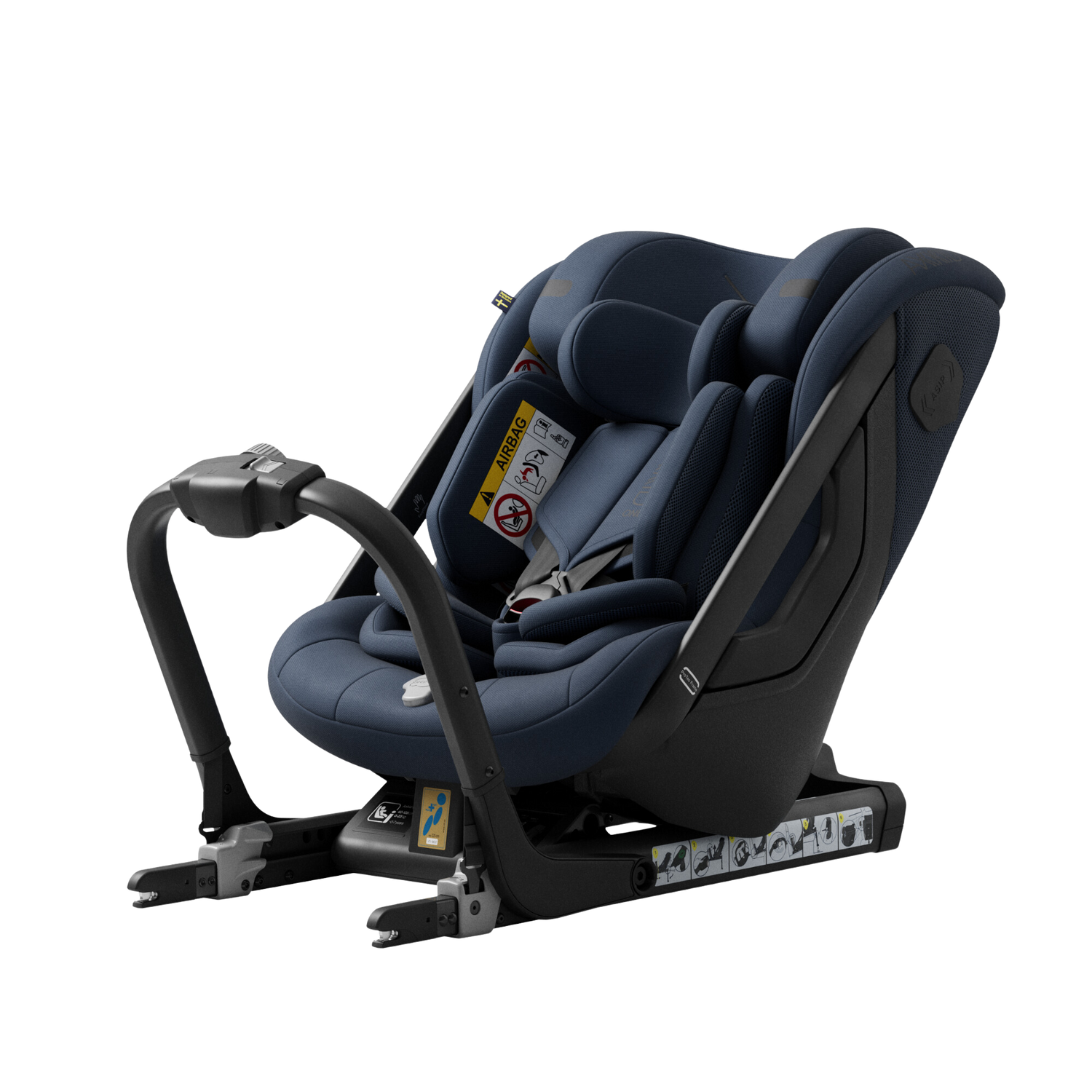 Axkid ONE+ 3 – Glacier Lake Blue – iSize 40–125 cm – 40–125 cm (Neugeborene bis 7 Jahre) – MamaMilla