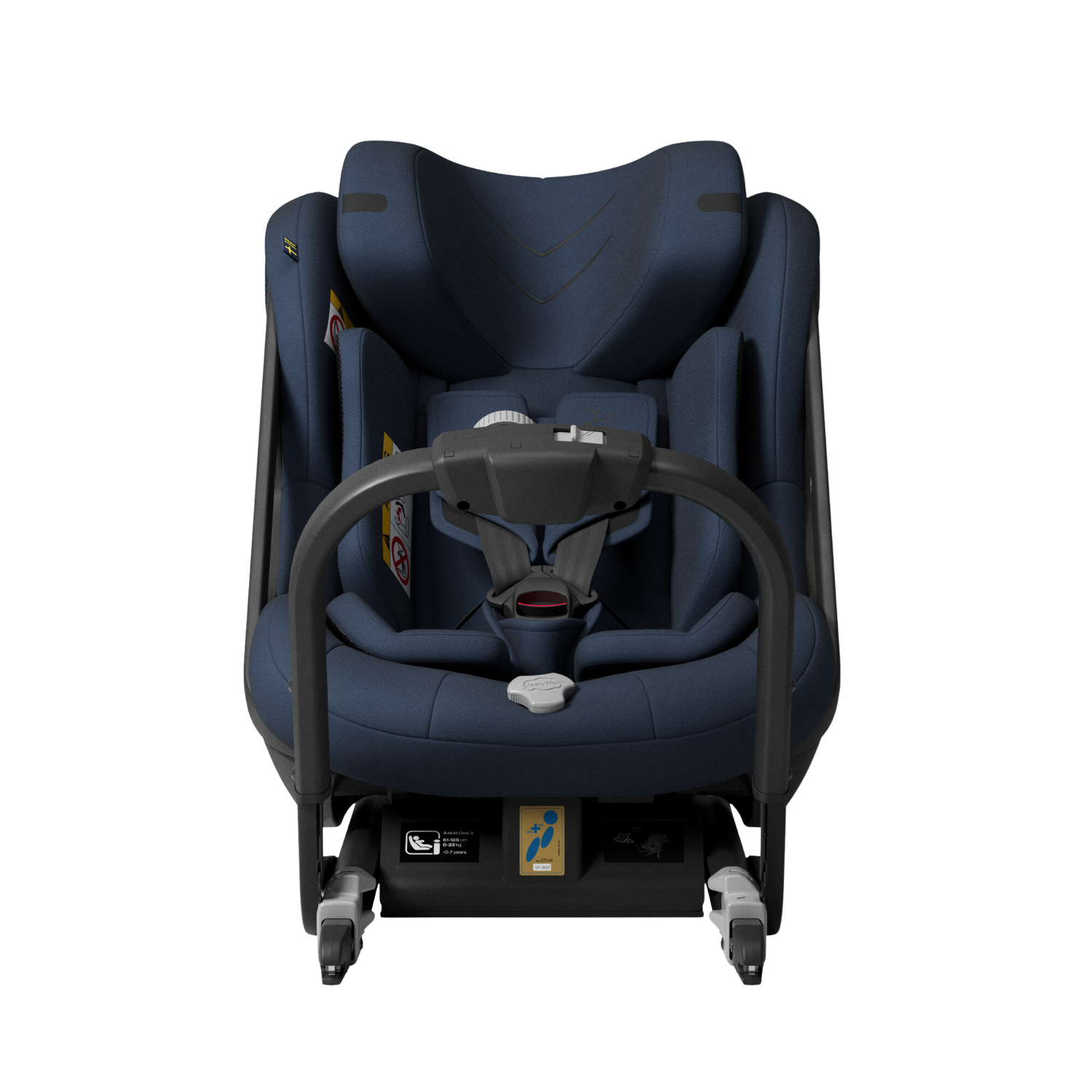 Axkid ONE+ 3 - Glacier Lake Blue - iSize 40-125 cm - 40-125 cm (pasgeboren tot 7 jaar) - MamaMilla