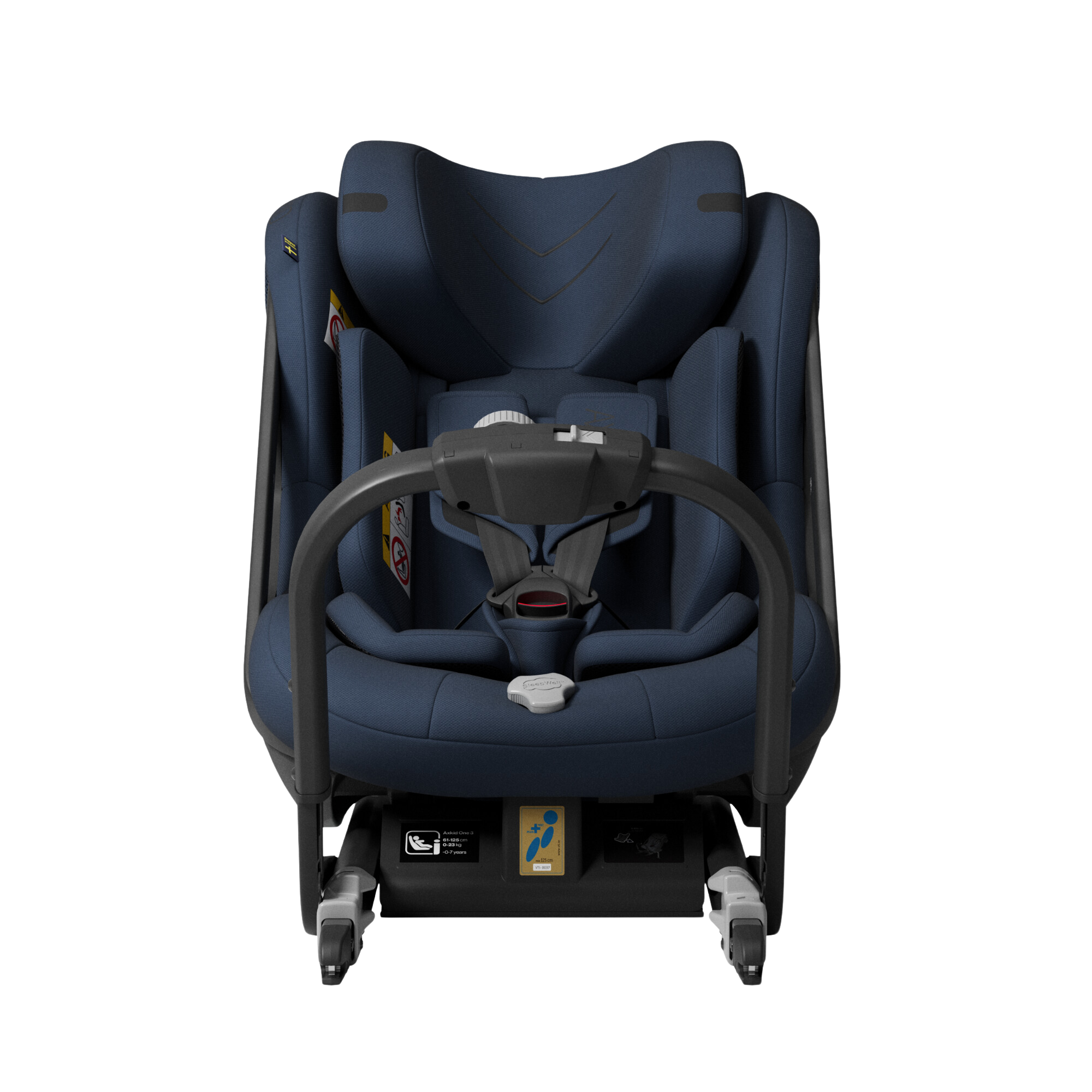 Axkid ONE+ 3 - Glacier Lake Blue - iSize 40-125 cm - 40-125 cm (pasgeboren tot 7 jaar) - MamaMilla