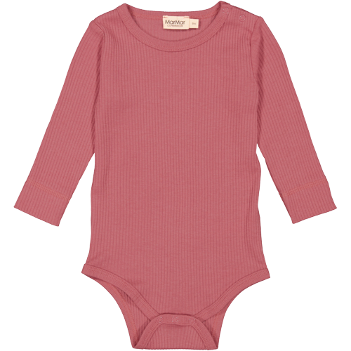 MarMar bodysuit i modal - Pink Rouge - body - MamaMilla
