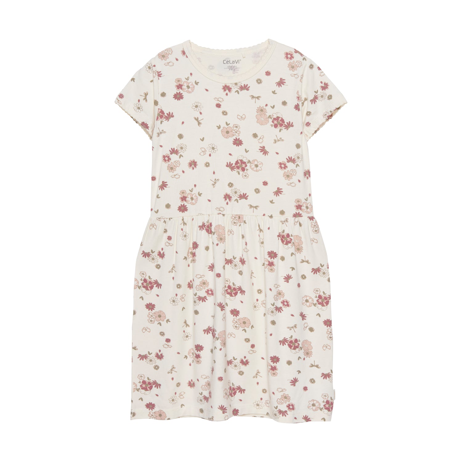 Celavi-Kleid aus Bambus – Blumen – Rosenwolke – Kleid – MamaMilla