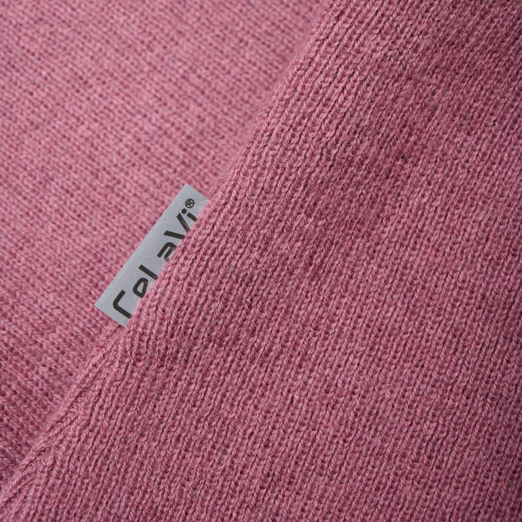 CeLaVi olifantenhoed met wol - Mellow Mauve Melange - wollen muts - MamaMilla
