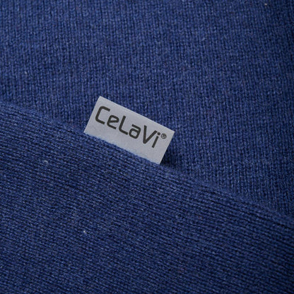 CeLaVi olifantenhoed met wol - Pageant Blue Melange - wollen muts - MamaMilla