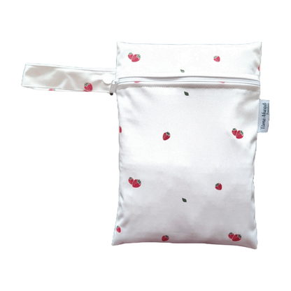 Het Zweedse bos | Kleine wetbag: Hopbloemen wit - - MamaMilla