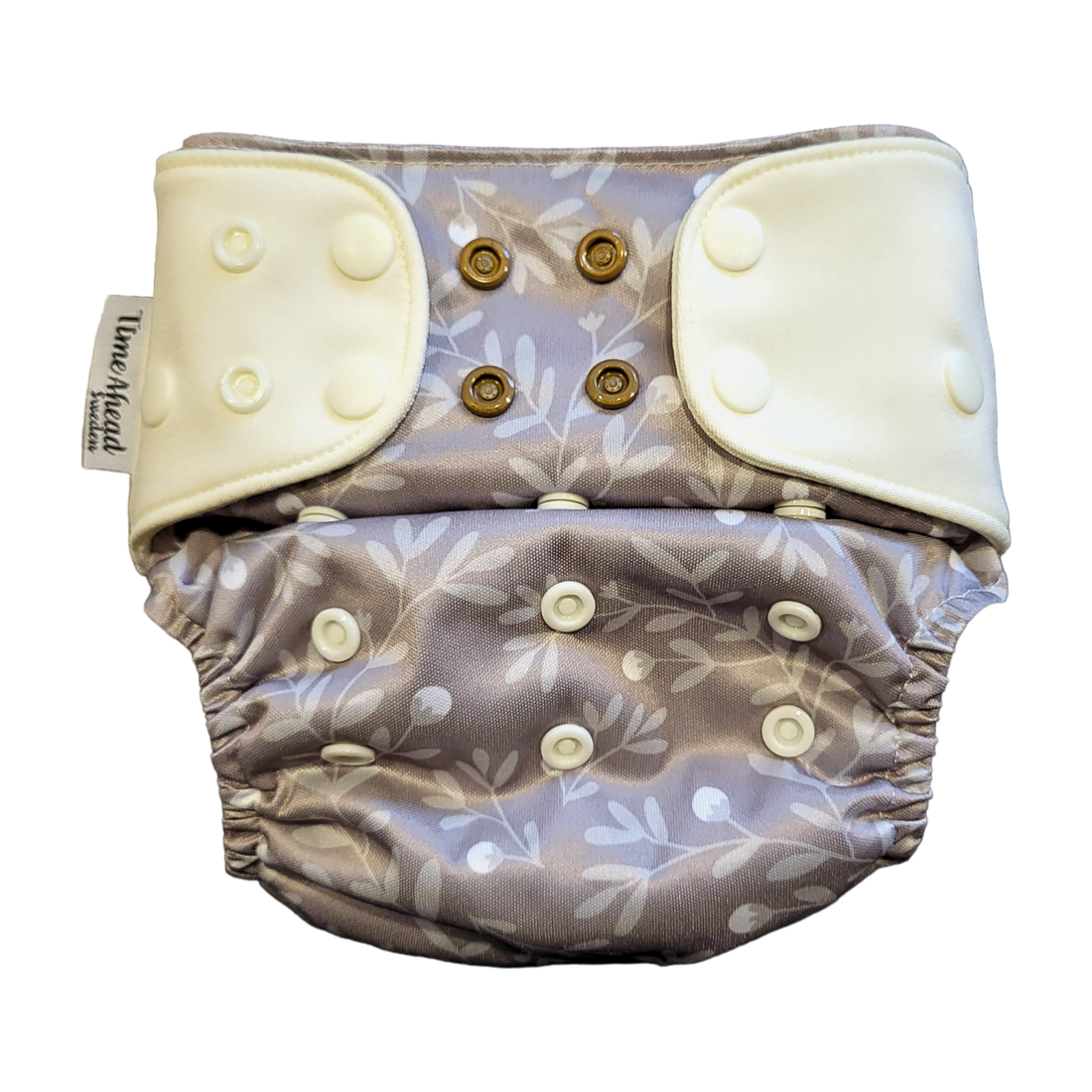 Het Zweedse bos | Zakluier Stretch | 5-17kg: Hopbloemen beige / Geen inzetstukken - - MamaMilla