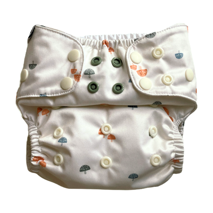 The Swedish Forest | Pocket Diaper | Slim 3-15kg: Dalahjortron / No inserts - - MamaMilla