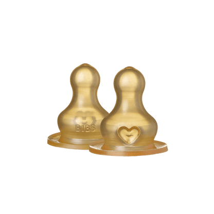BIBS 2-pack anti-kolik flasknapp - Medium Flow - MamaMilla