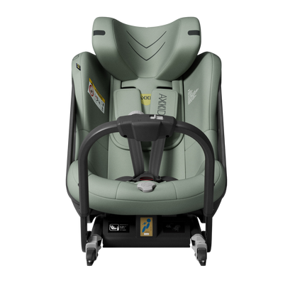 Axkid ONE+ 3 - Nordic Bloom Groen - iSize 40-125 cm - 40-125 cm (Pasgeboren tot 7 jaar) - MamaMilla