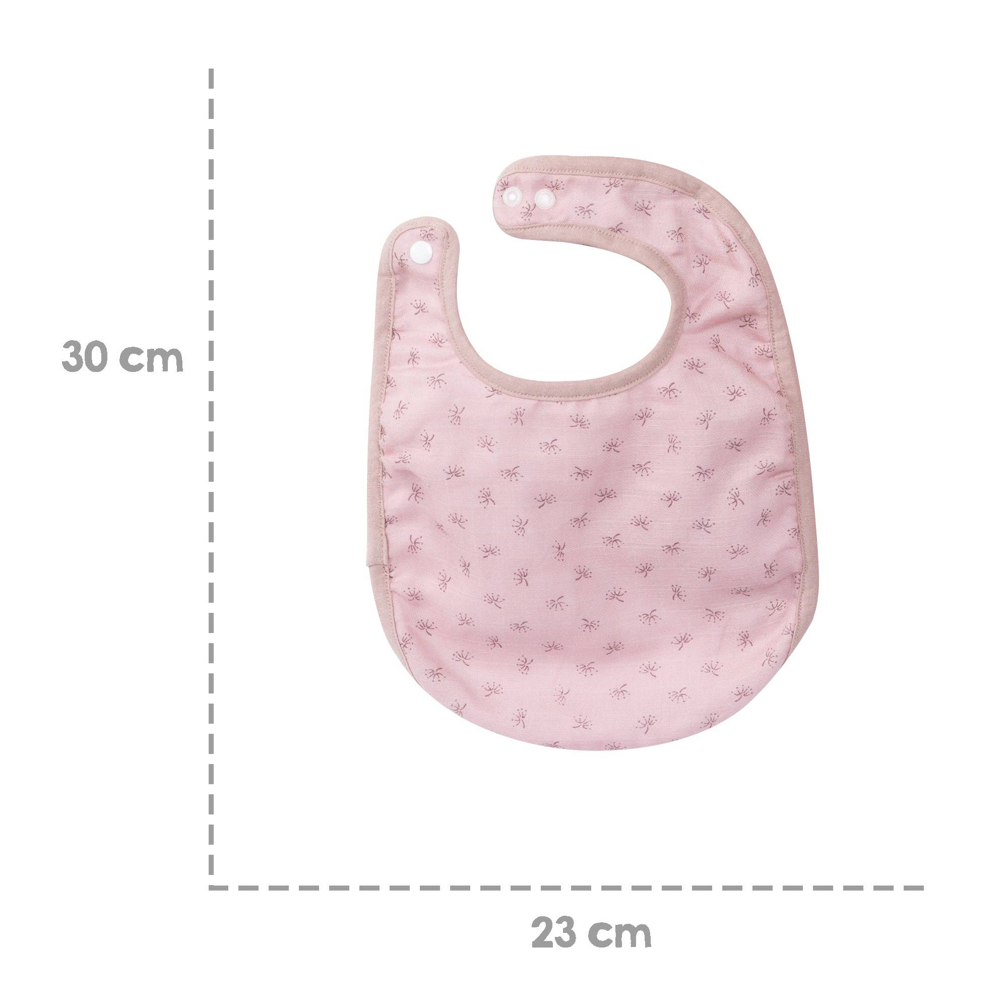 Roba Lil Planet hagesmæk pink/lilla med trykknapper