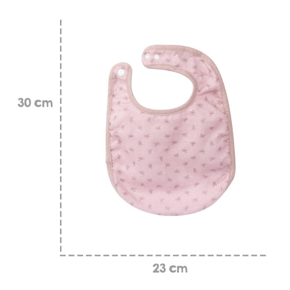 Roba Lil Planet hagesmæk pink/lilla med trykknapper