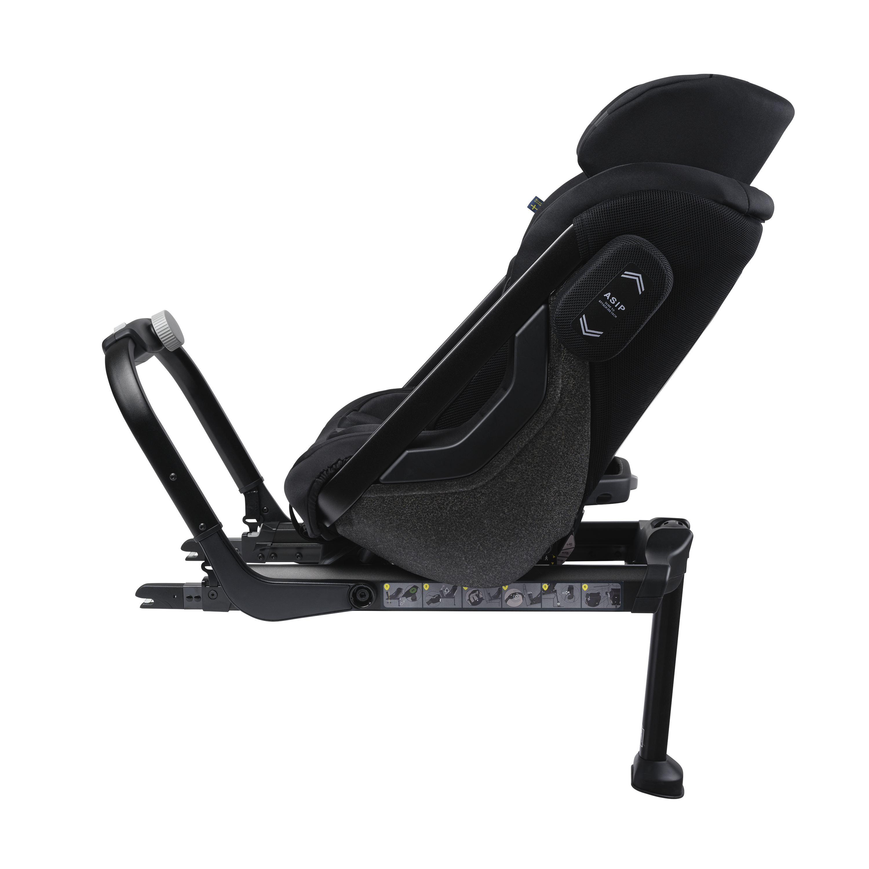 Axkid ONE 2 - Tar - iSize 61-125 cm - TENTOONSTELLING - 61-125 cm (3 maanden tot 7 jaar) - MamaMilla