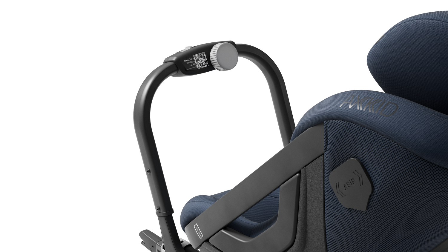 Axkid ONE+ 3 - Glacier Lake Blue - iSize 40-125 cm - 40-125 cm (pasgeboren tot 7 jaar) - MamaMilla