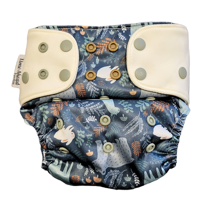 Der schwedische Wald | Taschenwindelstretch | 5-17kg: Dalahjort / Keine Einlagen - - MamaMilla