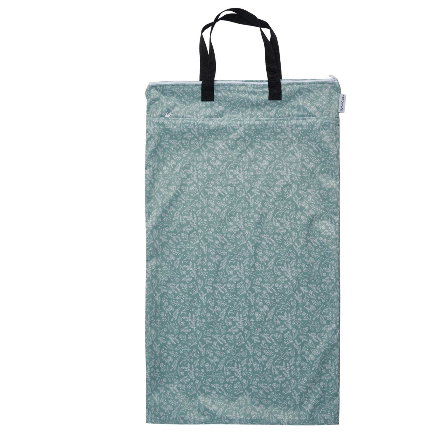 avo+cado Wetbag Large met Twee Compartimenten en Hank - Kruiden - Wetbag Large - MamaMilla