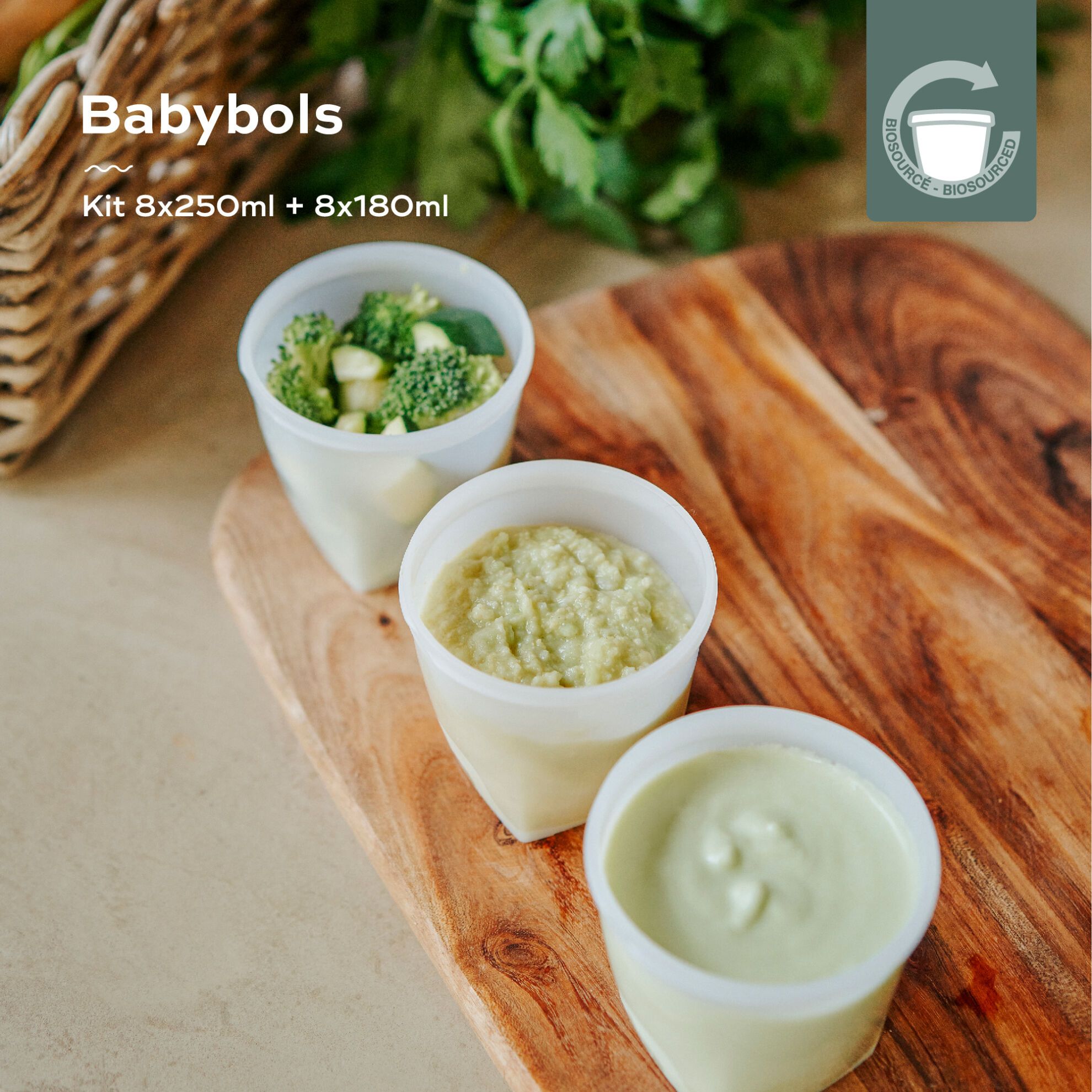 Babymoov Voedselemmers (ECO) - 8x250ml + 8x180ml - Voedselemmers - MamaMilla