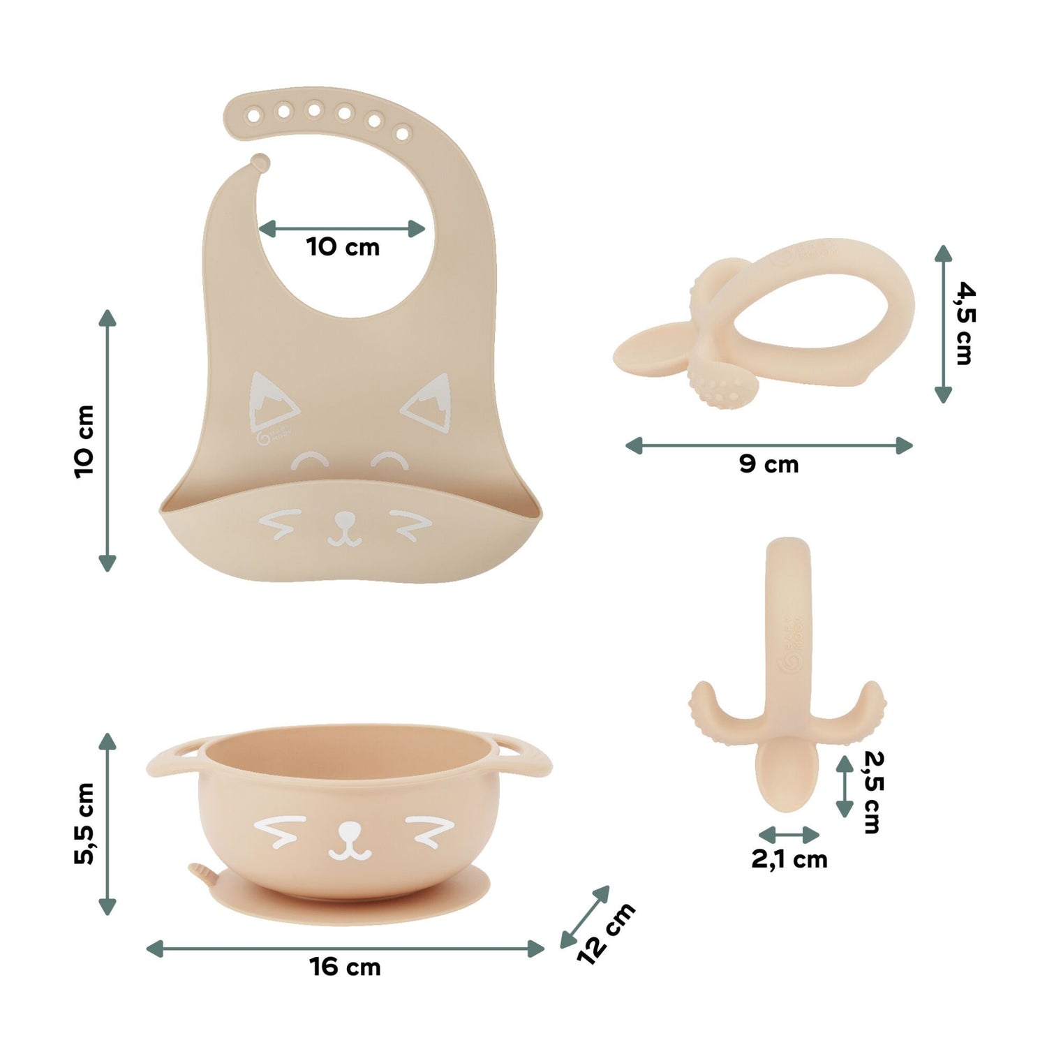 Babymoov Eetset 6-12 maanden - Terracotta Fox - Eetset - MamaMilla