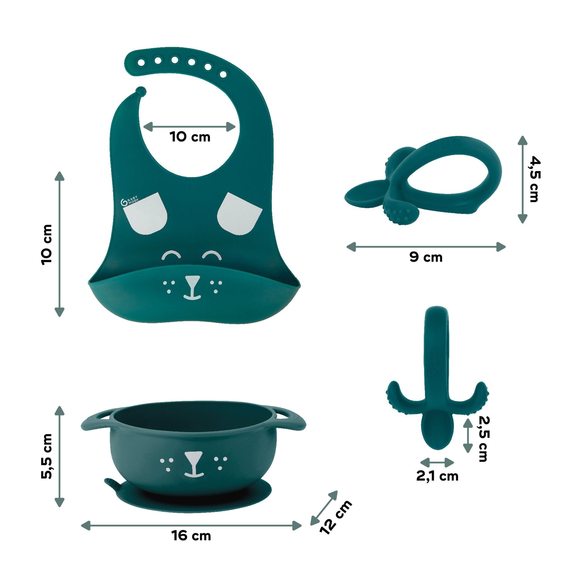 Babymoov Eetservies 6-12 maanden - Blue Dog - Eetservies - MamaMilla
