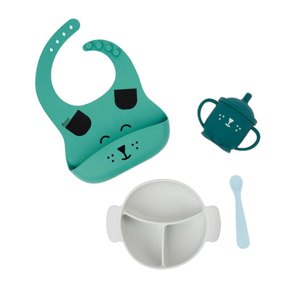 Babymoov Eetservies 12-24 maanden - Blue Dog - Eetservies - MamaMilla