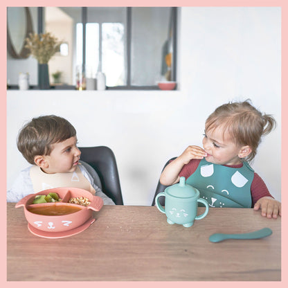Babymoov Eetservies 12-24 maanden - Blue Dog - Eetservies - MamaMilla