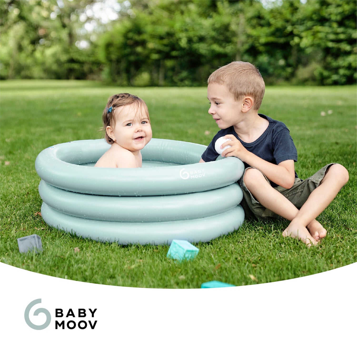 Babymoov Oppusteligt badekar – Aqua Dots - Badekar - MamaMilla